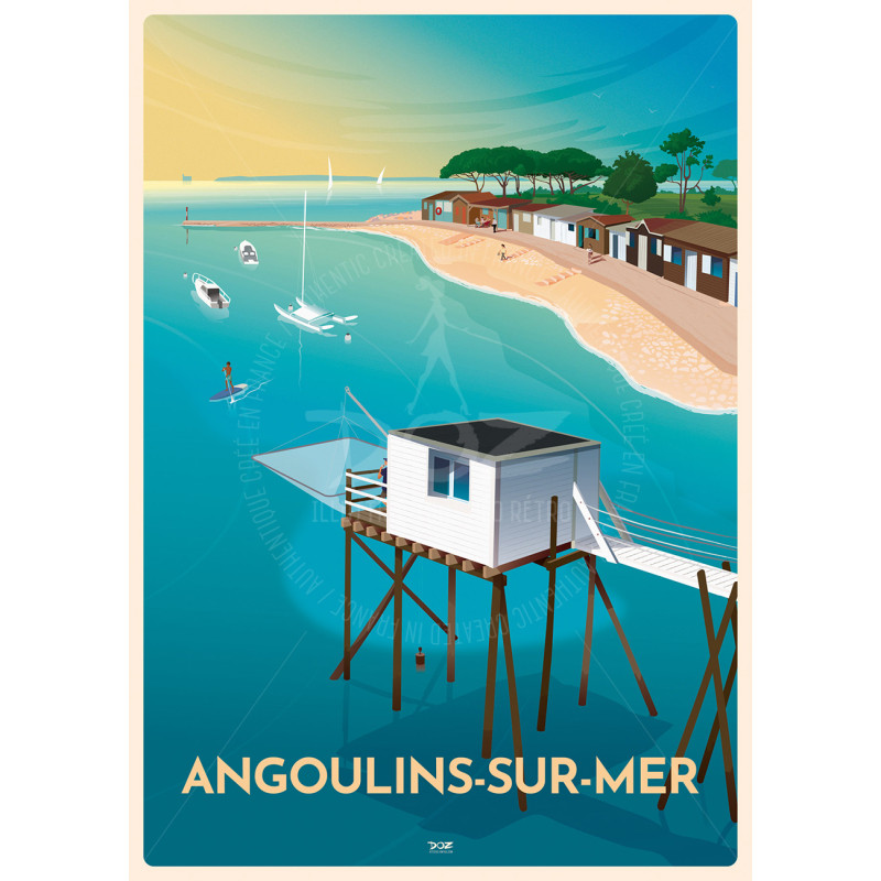 Poster DOZ - Urban Community of La Rochelle - Angoulins-sur-mer