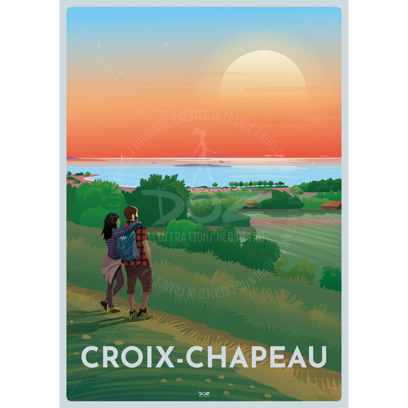 Poster DOZ - Urban Community of La Rochelle - Croix-Chapeau