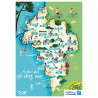 Poster DOZ - Urban Community of La Rochelle - Map