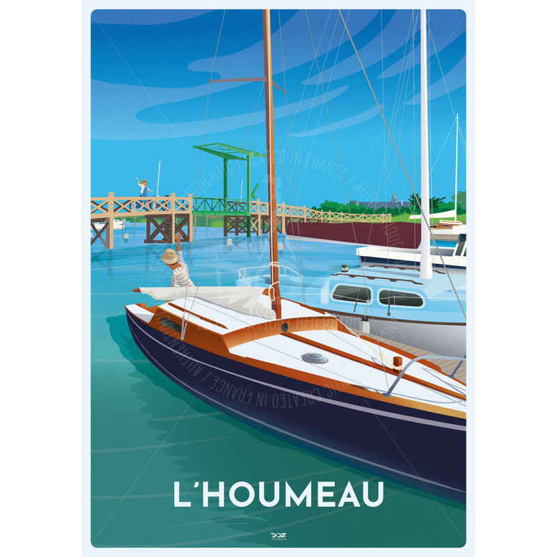 Poster DOZ - Urban Community of La Rochelle - L'Houmeau