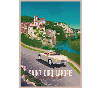 Affiche DOZ Saint-Cirq-Lapopie