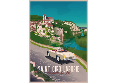 DOZ Poster Saint-Cirq-Lapopie
