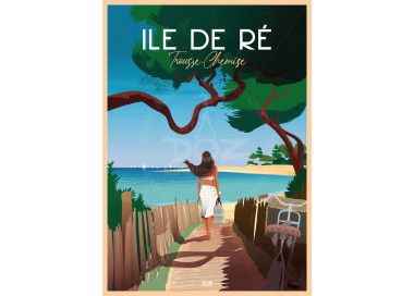 Affiche DOZ Ile de Ré - Trousse Chemise