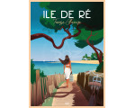 DOZ Poster Ile de Ré - Trousse-Chemise