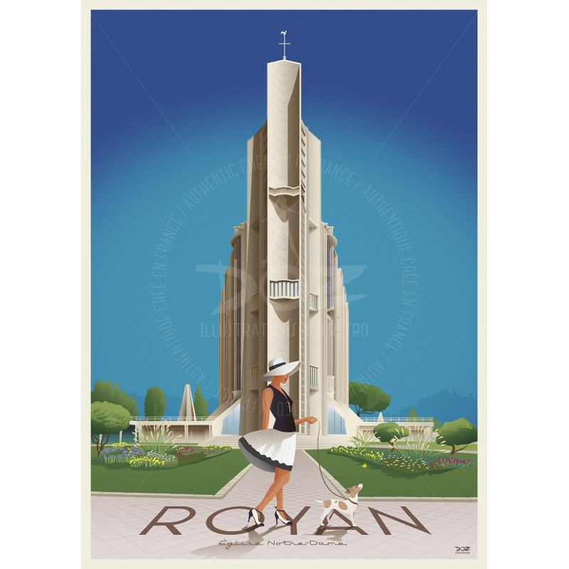 Affiche DOZ - Royan - Eglise Notre-Dame