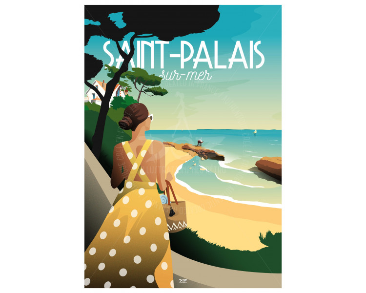 DOZ Poster Saint-Palais-sur-Mer, Le Platin