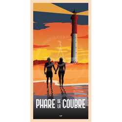 Carte Postale DOZ - Phare de la Coubre de nuit