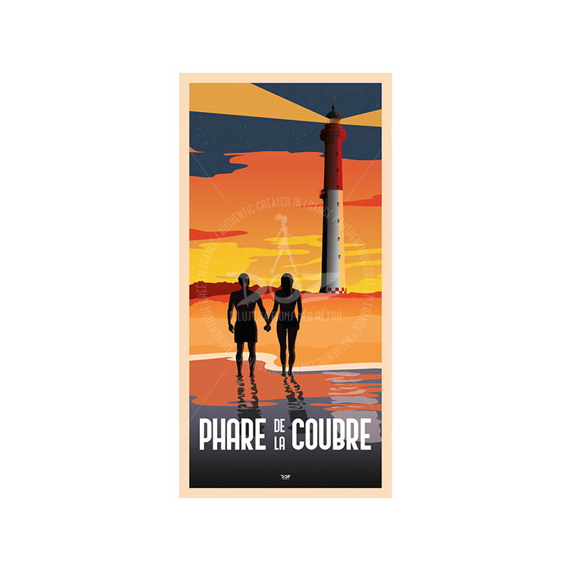 Carte Postale DOZ - Phare de la Coubre de nuit