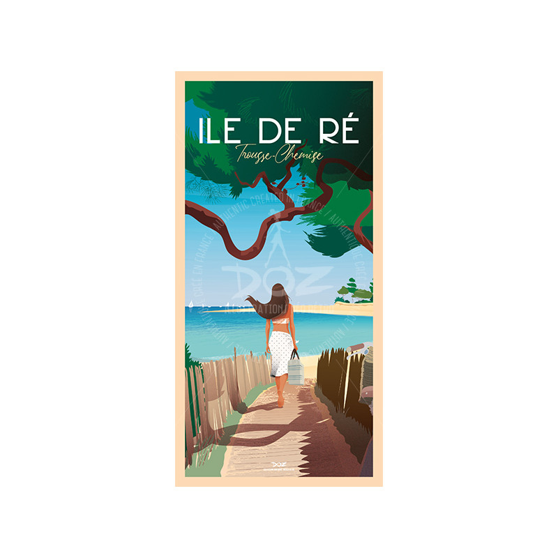 Carte Postale DOZ - Ile de Ré - Trousse Chemise