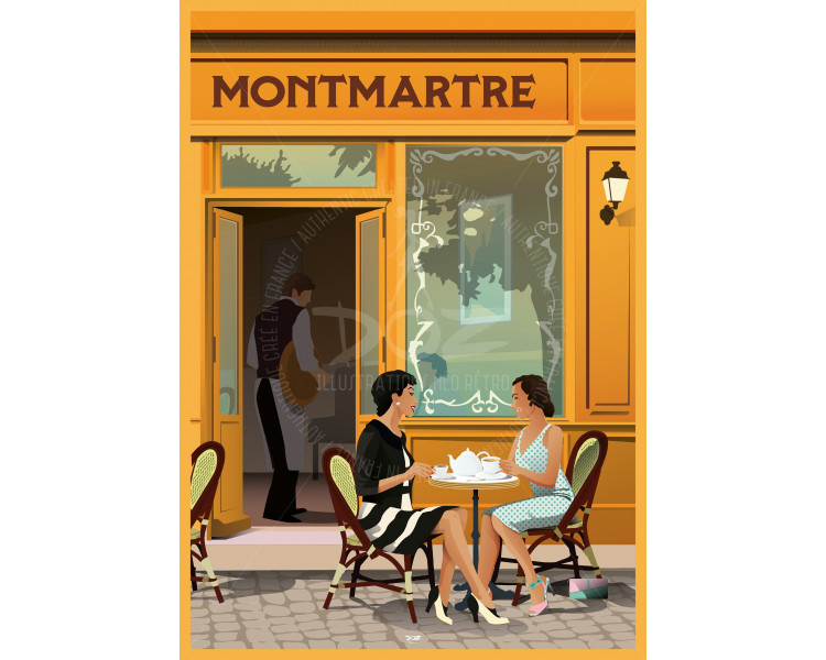 Affiche DOZ Montmartre
