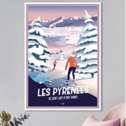 Affiche DOZ Les Pyrénées - De Saint Lary à Font Romeu