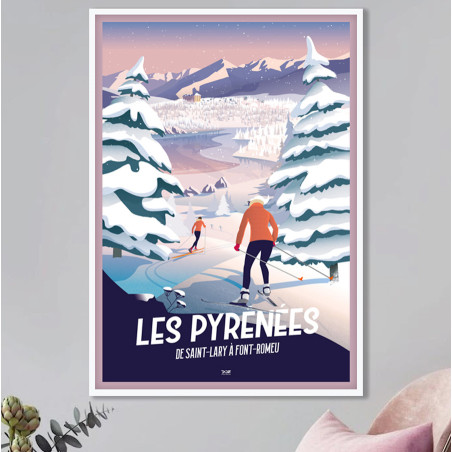DOZ Poster The Pyrenees - From Saint Lary to Font Romeu