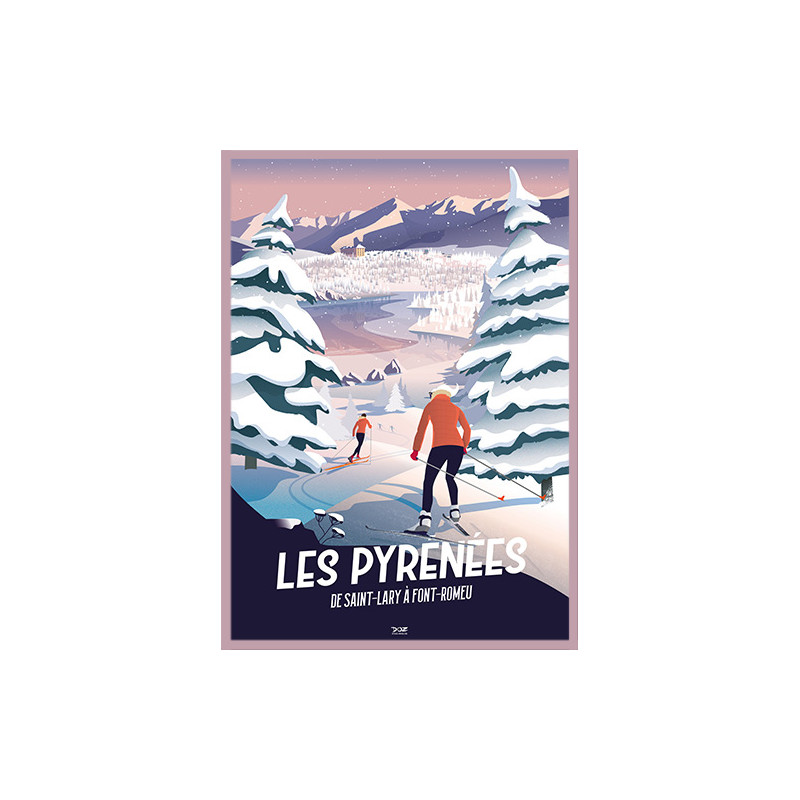 Affiche DOZ Les Pyrénées - De Saint Lary à Font Romeu