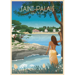 Affiche DOZ - Saint-Palais-sur-Mer - Plage du Bureau