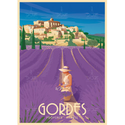 Affiche DOZ - Gordes-...