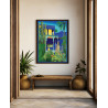 DOZ Poster - Morocco - Marrakech - The Majorelle Garden - Yves Saint-Laurent