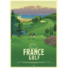 Affiche DOZ - Sud France Golf - de Perpignan à Nîmes