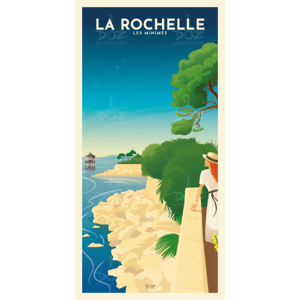 Carte Postale DOZ - La Rochelle Les Minimes