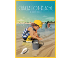 Poster DOZ Châtelaillon-Plage - Low Tide