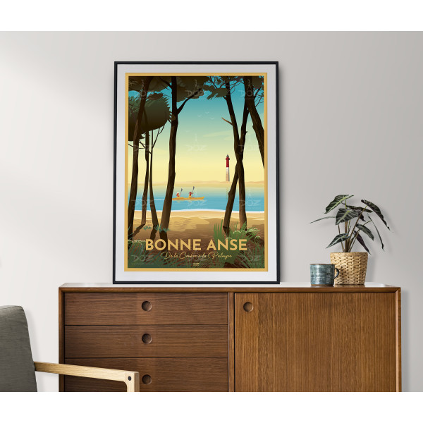 DOZ Poster - Bonne Anse - From La Coubre to La Palmyre