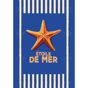 Affiche DOZ - Collection de la mer - Étoile de mer