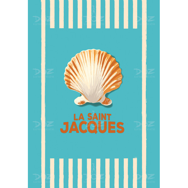DOZ Poster - Sea Collection - Scallops