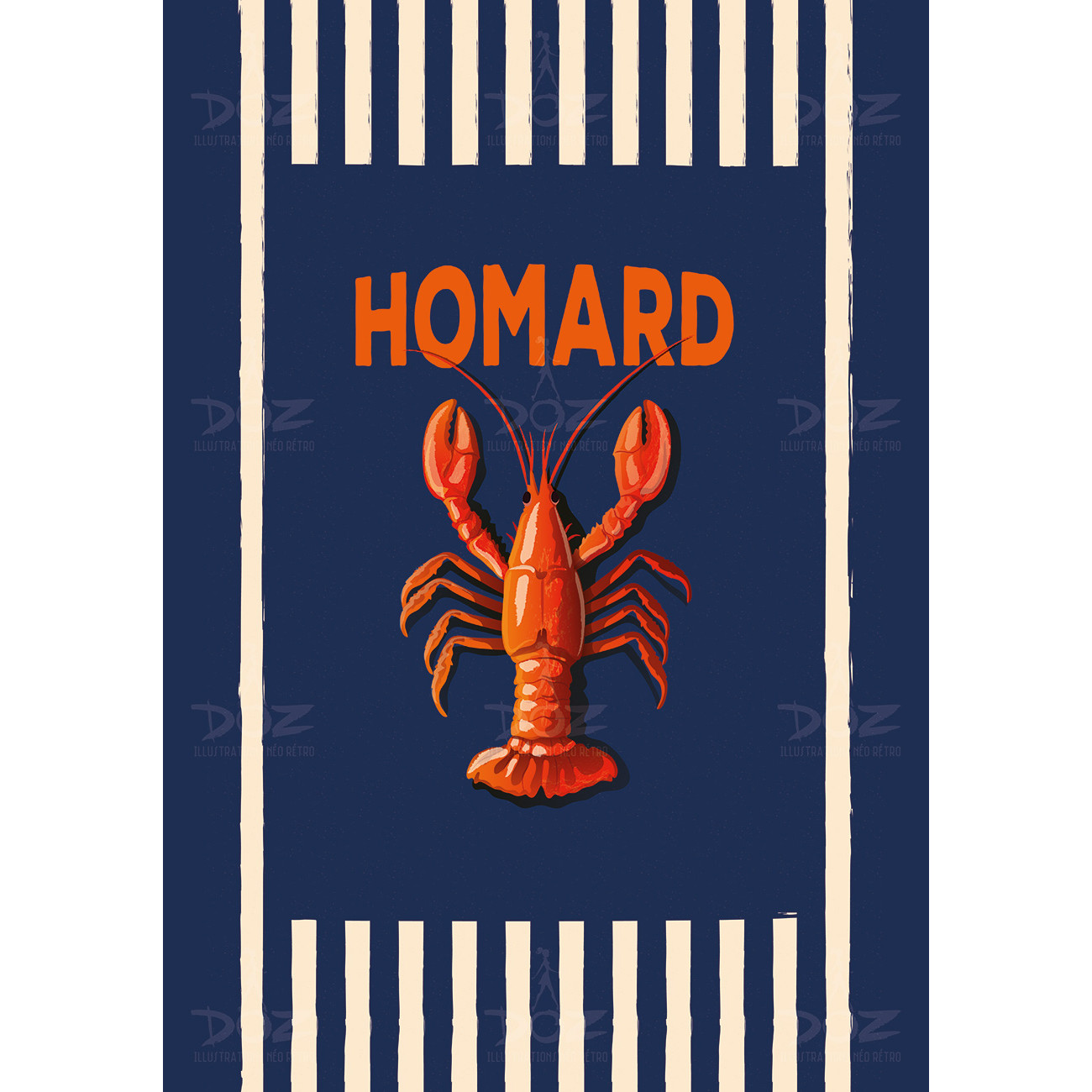 DOZ Poster - Sea Collection - Lobster