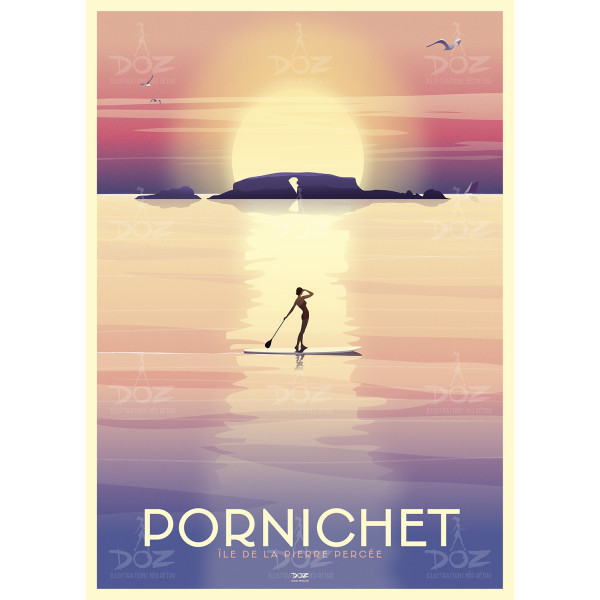 DOZ Poster - Pornichet - Pierced Stone Island
