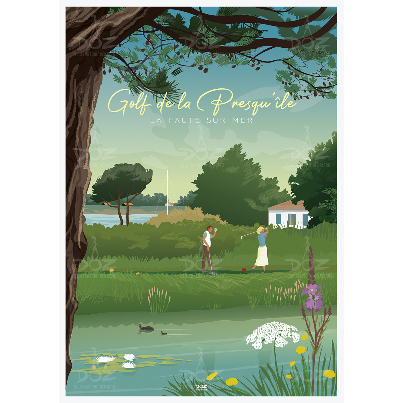 DOZ Poster - Golf de la Presqu'île - La Faute-sur-Mer