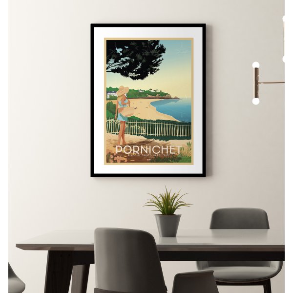 Affiche DOZ - Pornichet - Plage Sainte-Marguerite