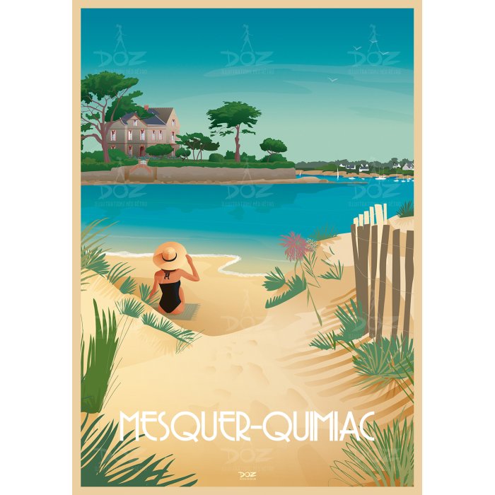 Affiche DOZ - La Baule -...