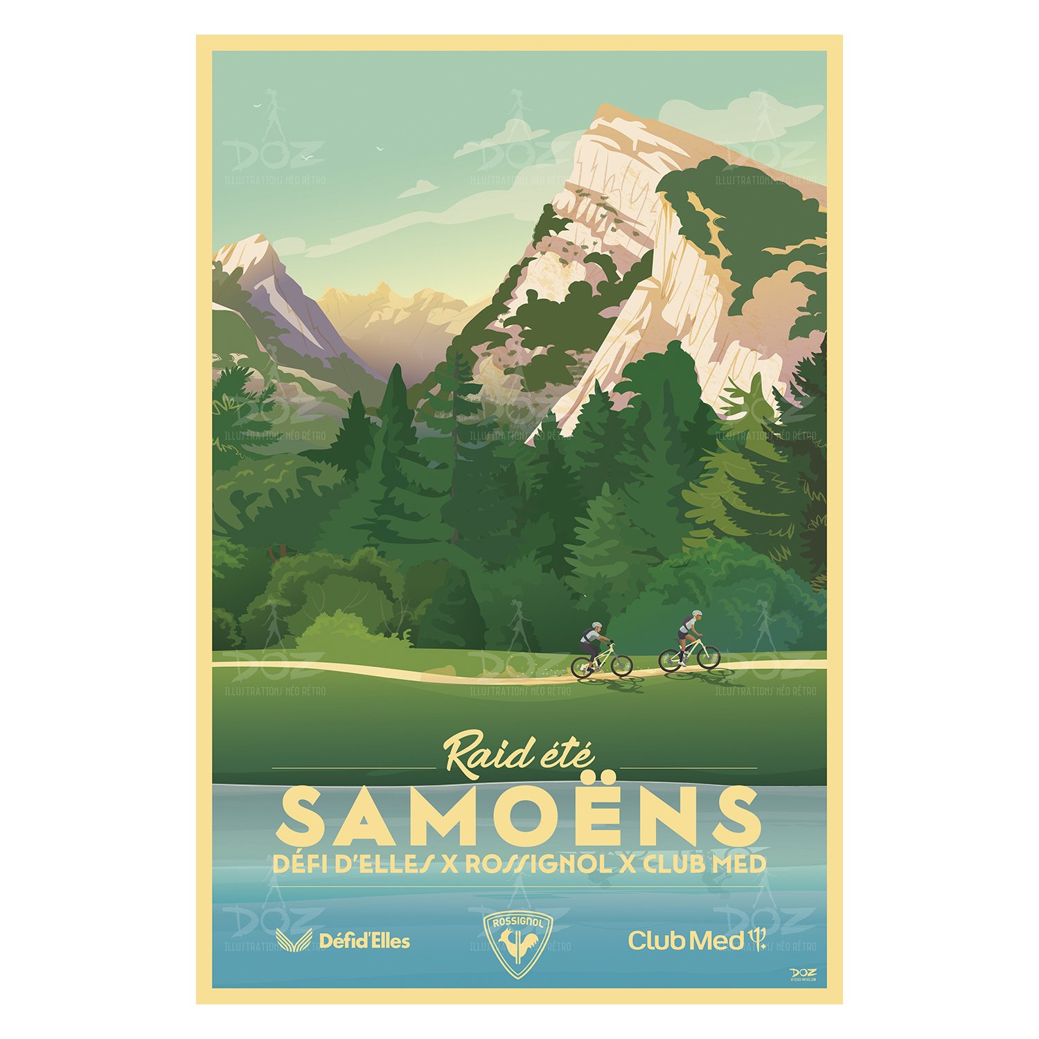Affiche DOZ - Samoëns - Défi d'Elles