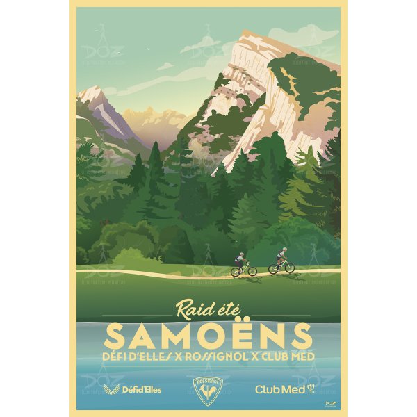 DOZ Poster - Samoëns - Défi d'Elles