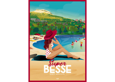 Poster DOZ Super-Besse - beach