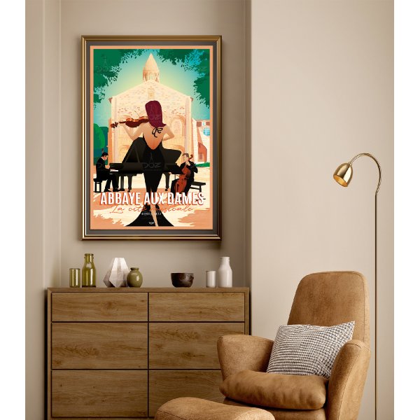 Affiche DOZ - Saintes - Abbaye aux Dames