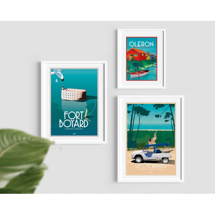 Affiche DOZ La Côte Sauvage - Charente-Maritime