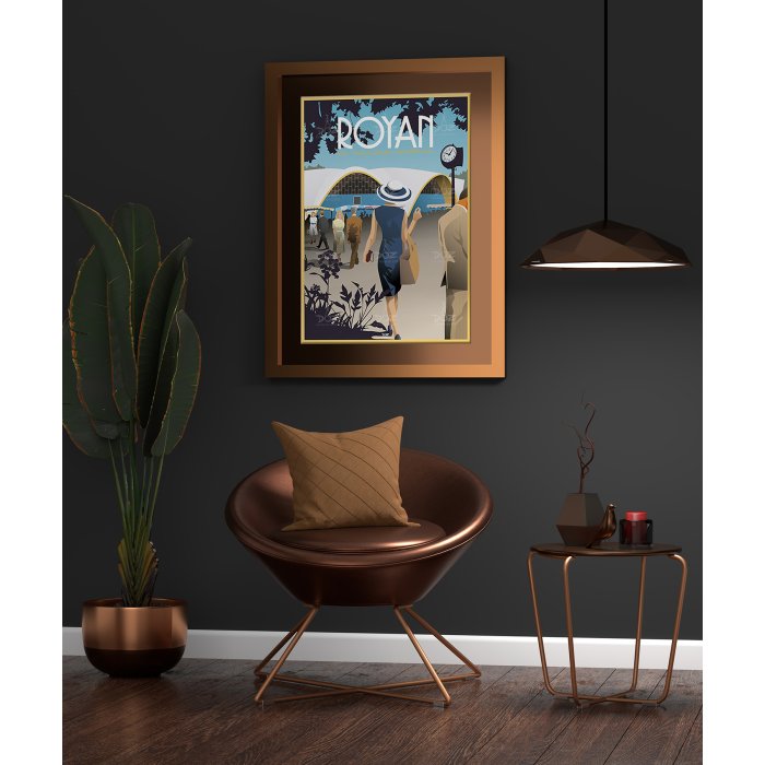 Affiche DOZ Royan - Le marché