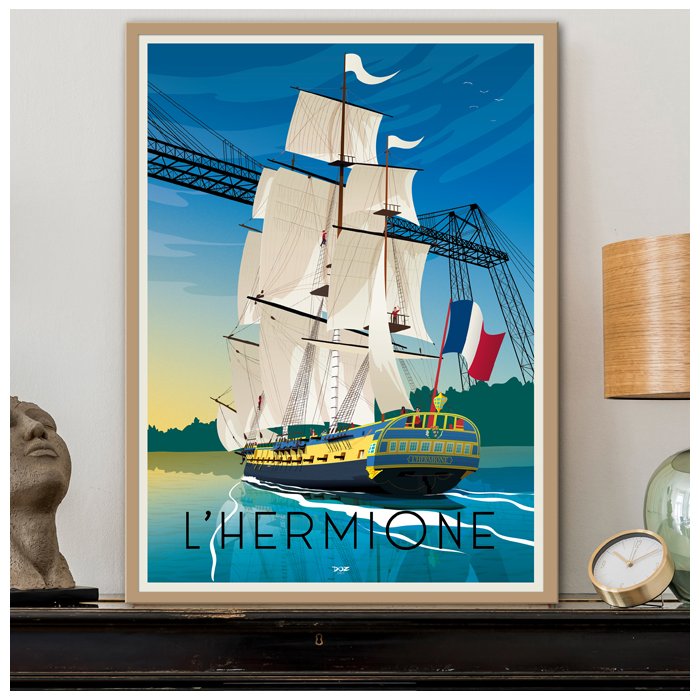 Original poster DOZ frigate Hermione Lafayette