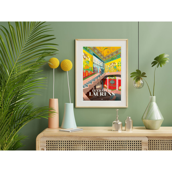 DOZ poster - Agde - Le Chateau Laurens - inside