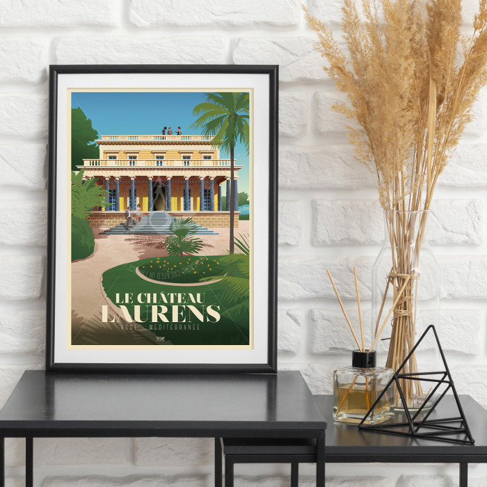 DOZ poster - Agde - Le Chateau Laurens - outside