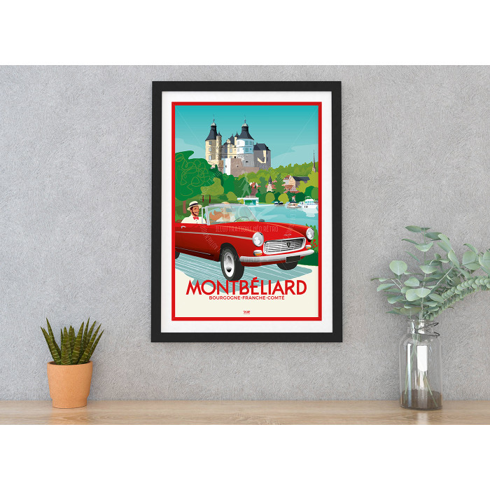 Affiche DOZ Montbéliard - Peugeot