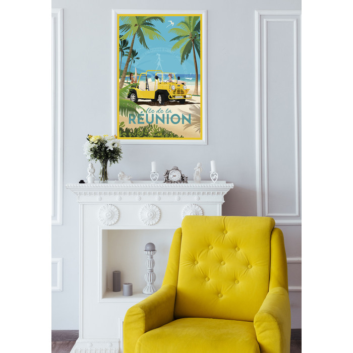 DOZ Poster - Reunion Island - NoSmoke Surf