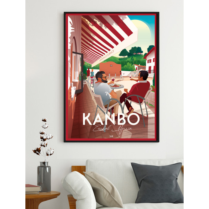 Poster DOZ - Cambo les Bains - the pediment