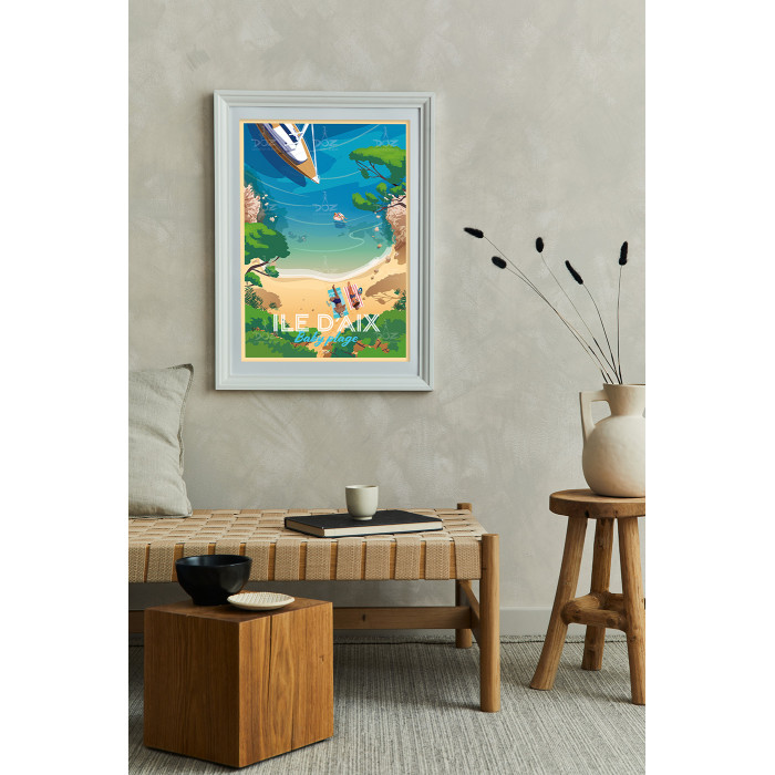 Poster DOZ Ile d'Aix Baby beach