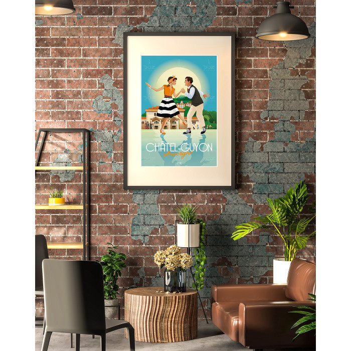 Affiche DOZ - Chatel-Guyon - Auvergne - swing