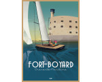 Affiche DOZ Fort Boyard - voilier