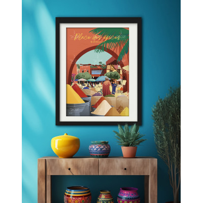 DOZ Poster - Marrakech - Spice Square