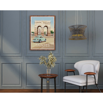 Affiche DOZ - Saintes - Arc de Germanicus