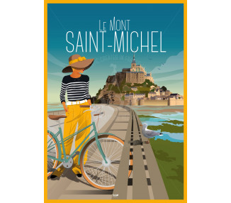 Poster DOZ Mont Saint-Michel - Bike
