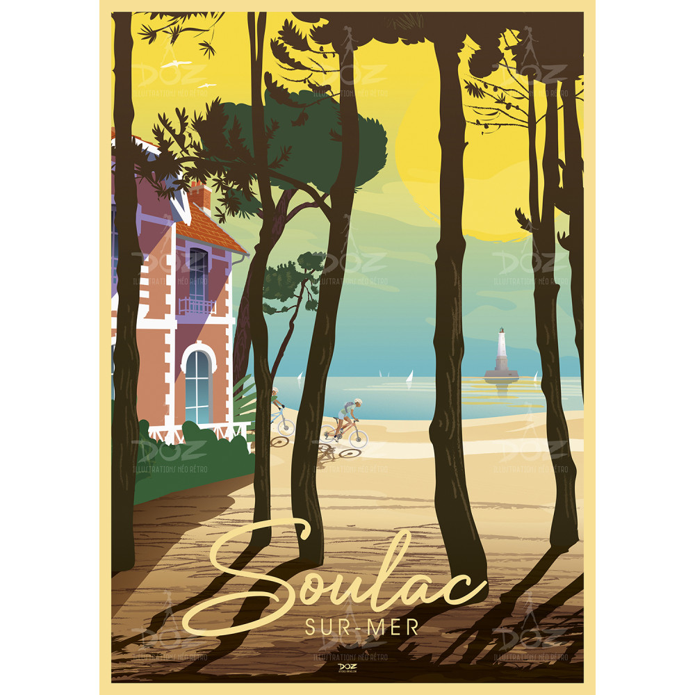 DOZ Poster - Soulac-sur-mer DOZ Poster - Soulac-sur-mer